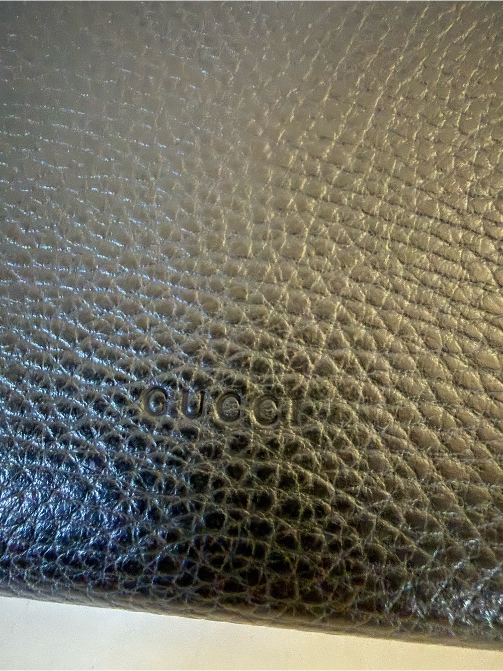 Gucci Dionysus Black Textured Leather Clutch with Decorative Buckle FIRM PRICE - Picture 12 of 15